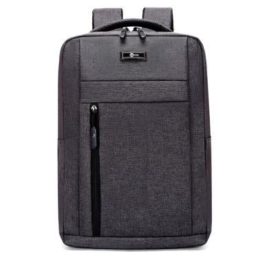 Imagem de Mochila Para Notebook Lecoo, 15,6, Tecido Em Oxford, Cinza - Bg01