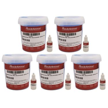Imagem de Borracha De Silicone Azul Para Moldes Com Catalisador [5,15kg] Redelease