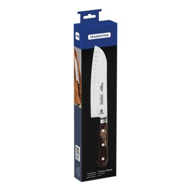 Imagem de Faca Santoku Tramontina Century Wood Com Lâmina Em Aço Inox E Cabo De Madeira Tratada