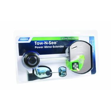 Imagem de Camco Espelho convexo Tow-N-See – Prenda ao espelho do carro existente para facilitar a visualização traseira durante o reboque,ajusta com os controles da janela elétrica, e remoção