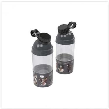 Imagem de Bebedouro de Plástico Com Compartimento Pet 360ml Plasútil