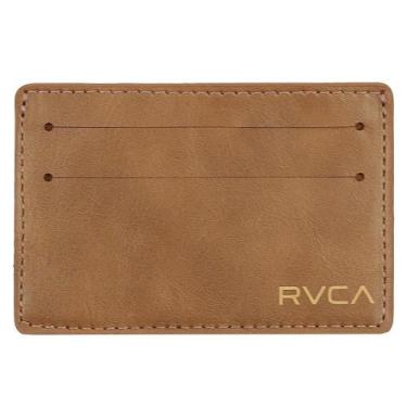 Imagem de Carteira RVCA Magic Card Marrom, Único, Brown