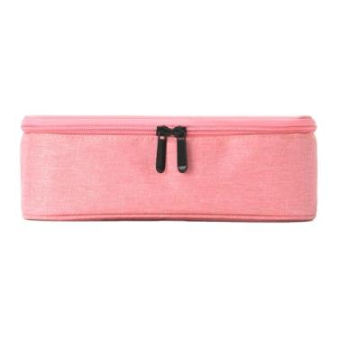 Imagem de Ysyqkn Estojo para Transporte de Esmaltes, Organizador de Viagem para Esmaltes, Comporta 30 Frascos, Portátil, Porta-esmaltes para Cosméticos de Viagem, Rosa