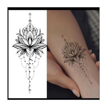 Imagem de INKARTLINK Tattoo Tech, 2 Folhas De Tatuagem Semipermanente Grande, Tatuagens Temporárias Com Design Artístico Para Adultos, Duram 1 A Semanas, À Prova D'Água, Aparência Realista, Sem Adesivo, Refle