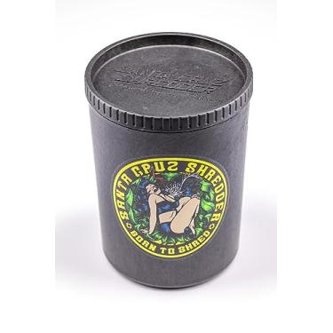 Imagem de Santa Cruz Shredder Recipientes Pretos Born To Shred Para Armazenamento De Ervas E Especiarias, Recipiente Hermético Com Proteção Uv 0,5 Oz, Jarra Ultraleve Resistente Cozinha, Mantém Você Fresco.