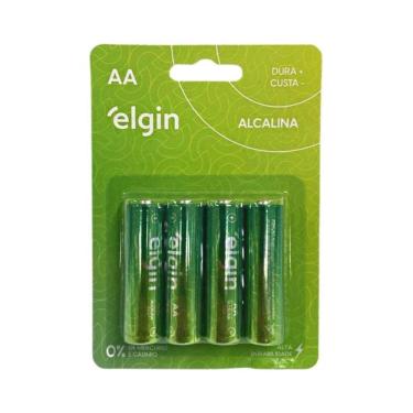 Imagem de Pilha Elgin Alcalina 1 5v Aa Com 4 82153