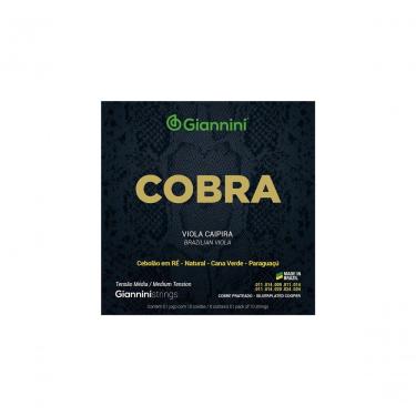 Imagem de Encordoamento Para Viola Aço Cobre Prateado Tensão Média Série Cobra Gesvm