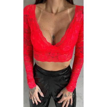 Imagem de Cropped Flavinha - Vermelho - Soe Le Marché, PP