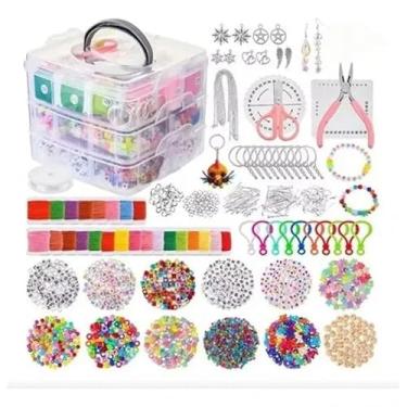 Imagem de Kit para FabricaçãO de MiçAngas para ConfecçãO de Pulseiras de Joias, ContéM 4655 PeçAs(4655 pcs)