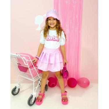 Imagem de Conjunto barbie acompanha chapéu - Universo kids 