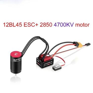 Imagem de 1/12 1/14 RC Carro Brushless Motor Sensorado HobbyWing QuicRun WP 45A 