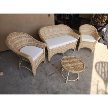 Imagem de Jogo Poltronas e Sofá fibra sintética Area Externa Interna - Varanda M