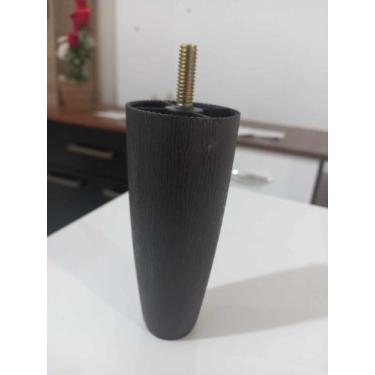 Imagem de Kit Pés Cama box 7 pés Cônico Tabaco com 12 cm de altura - FENIX MENDO