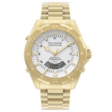 Imagem de Relógio Technos Masculino Skydiver Dourado - Wt2050awn/1b