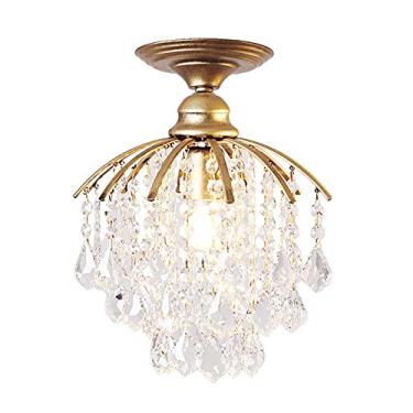 Imagem de KNOXC Candeeiros, luzes pendentes de cristal lustres modernos, iluminação elegante armação de montagem LED luz de teto acessório de sala de jantar vivo candeeiro suspenso de quarto E27 Pasi