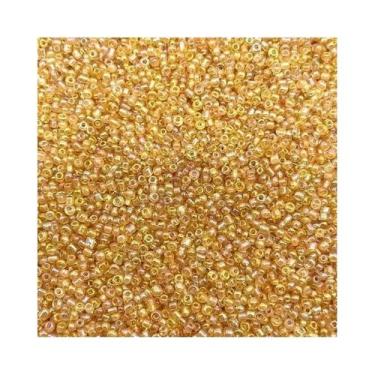 Imagem de Contas de Semente de Vidro Checo 4mm (23 unidades) - Efeito Laca Cozid