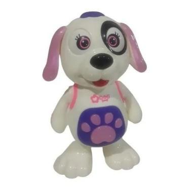 Imagem de Cachorro Dançante Brinquedo Musical Dança Mexe Luz E Som Rosa - toys