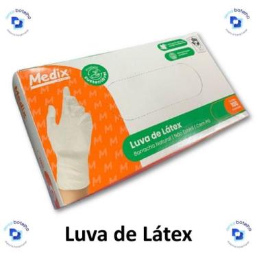 Imagem de Luva de Látex C/100 Unds - Medix, Tamanho G (Cód 5844)