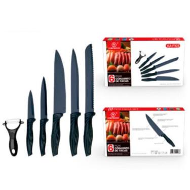 Imagem de Conjunto jogo de facas de cozinha
