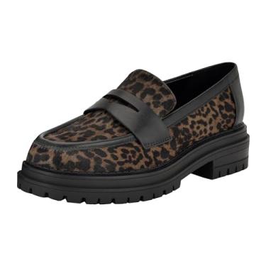 Imagem de Calvin Klein Mocassim feminino Grantly, Leopardo natural escuro Multi 120, 41