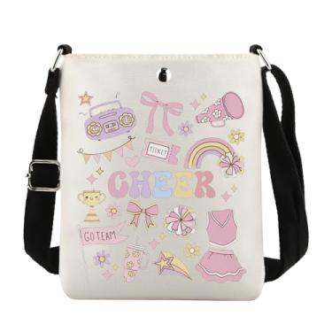 Imagem de Lywjyb Birdgot Bolsa tiracolo Cheerleader Gift Cheerleading Gift Cheerleading Gift Cheer Coach Thank You Merch, Pulseira Cheer, Casual