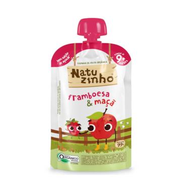 Imagem de Papinha de Fruta Orgânica Natuzinho +9 meses- Sabor Framboesa e Maçã