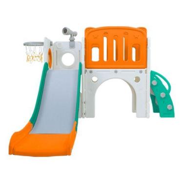 Imagem de Playground Infantil Mini Mundo 2 Torres Freso Baby, Aqua