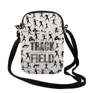 Imagem de TSOTMO Bolsa transversal de atletismo para mães e corredores, presente para mulheres, irmãs, cross country, corrida, presente para amantes de esportes, Track Cr