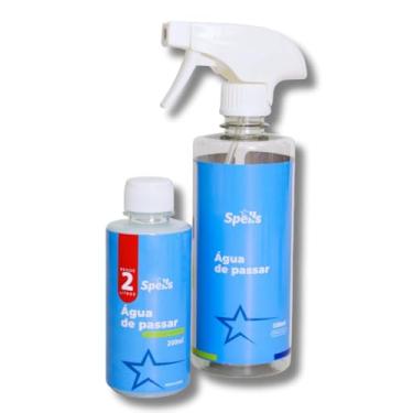 Imagem de Kit Agua de Passar Roupa - 1 frasco 200ml + 1 Borrifador Spray