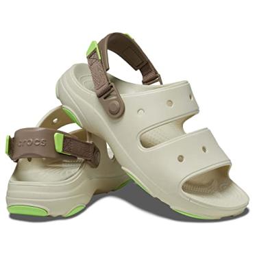 Imagem de Crocs Sandálias unissex adultas clássicas para todos os terrenos, Osso/Multi, 45