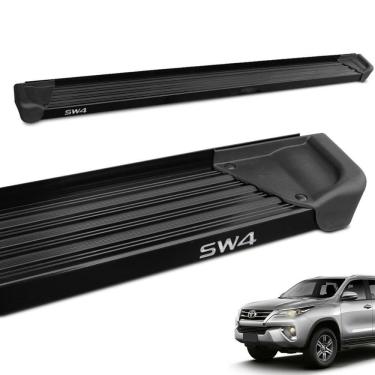 Imagem de Estribo Lateral Hilux Sw4 2016 a 2024 Aluminio Preto A3
