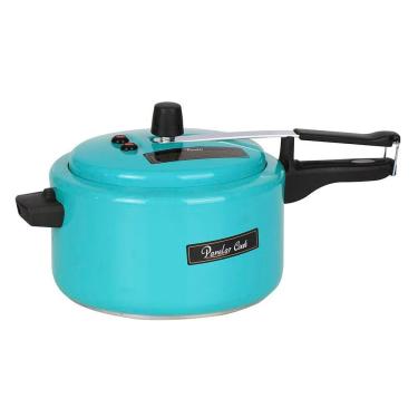 Imagem de Panela de Pressão 2 Válvulas Segurança 5L Verde Anis Panelar Cook