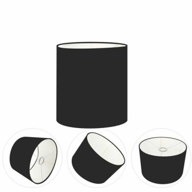 Imagem de Cúpula Abajur Cilíndrica Cp-8001 Ø13x15cm Preto