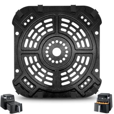 Imagem de GCQ Acessórios de fritadeira a ar para Ninja AF181 Air Fryer Pro XL 6 em 1 6,5 QT, 21,5 cm × 20,3 cm Frigideira a ar grelha, placa de grelha placa de substituição para peças de substituição com