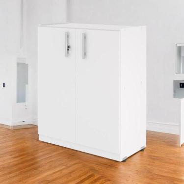 Imagem de Armário Balcão 02 Portas Lumiere Branco - Mobiliar Home Shop