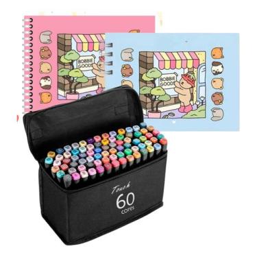 Imagem de Kit Livro Bobbie Goods Capa Dura mais 60 Canetas Ponta Dupla - Livro c
