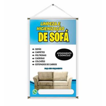 Imagem de Banner pronto Limpeza de Sofá BA 404 medida 45x70 cm arte Pronta