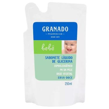 Imagem de Sabonete Líquido Granado Bebê Erva Doce Refil 250ml, 1, 250ml