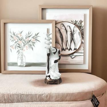 Imagem de Imagem Oxalá orixá estátua umbanda candomblé resina 15 cm