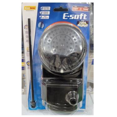 Imagem de Chuveiro Eletrônico Ducha E-soft 220v 7500w Preto Enerbras
