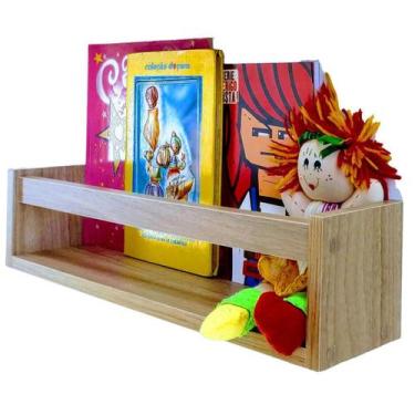 Imagem de Nicho Organizador Livros Brinquedos Quarto Infantil Mdf 55Cm - Arte Ce