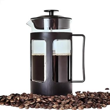 Imagem de Cafeteira Prensa Francesa, 600ml, Vidro e Aço Inox, Preta