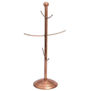 Imagem de Suporte Jogo Desmontável Copos Canecas Xícaras em Cobre Puro - Metal A