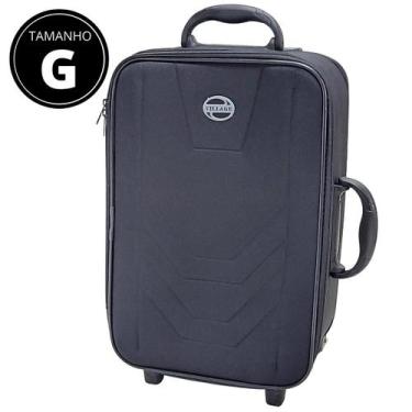 Imagem de Mala de Viagem Grande Village com alças e 2 rodinhas, Preto