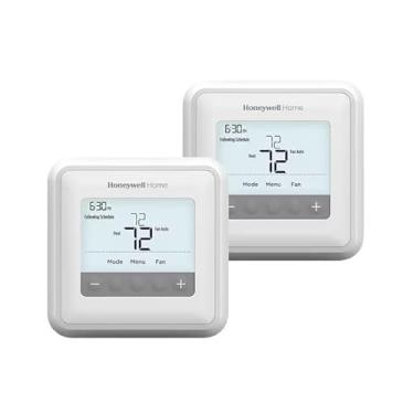 Imagem de Honeywell T4 PRO Termostato programável de 5 dias a 2 dias 1/calor 1/frio - (pacote com 2) RTH4110U2000-2PK