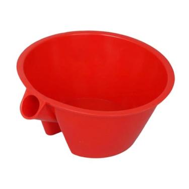 Imagem de WeiLaiKeQi Pá para regar jardim, ferramenta de jardim, balde, ferramenta de jardinagem para lavar cabelo, concha de água de grande capacidade, colher para, Vermelho