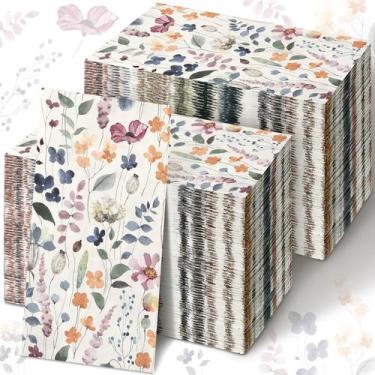 Imagem de Toalhas de mão descartáveis Seajan Floral Paper 200 unidades