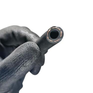 Imagem de 1 Metro de Mangueira Hidráulica R6 1/4 com Trança Têxtil Borrachas Lon