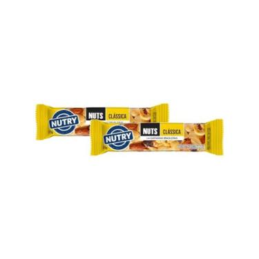 Imagem de Kit 2 Barra Nutry Nuts Clássica com Castanhas Brasileiras 25g