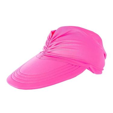 Imagem de Viseira Turbante Infantil Proteção UV Pink Neon Everly-Feminino